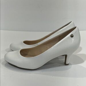 Lifestride Women’s White Comfort Pumps Size 9.5W ✔️